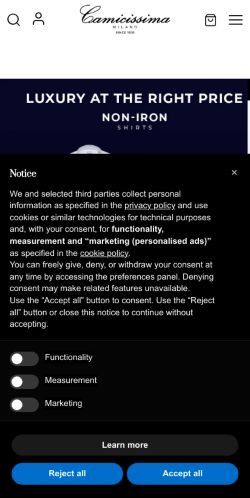 Mobile page screenshot