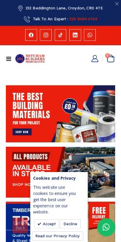 Mobile page screenshot