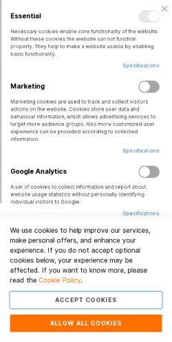 Mobile page screenshot