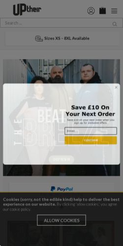 Mobile page screenshot