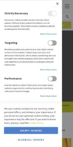 Mobile page screenshot