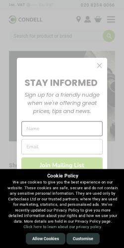 Mobile page screenshot