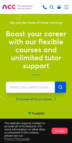 Mobile page screenshot