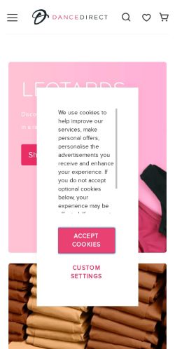 Mobile page screenshot