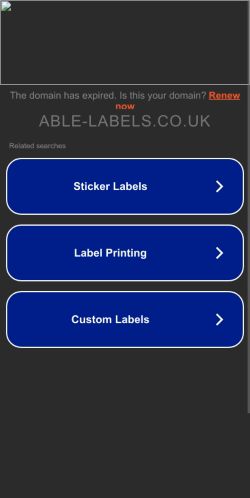Mobile page screenshot