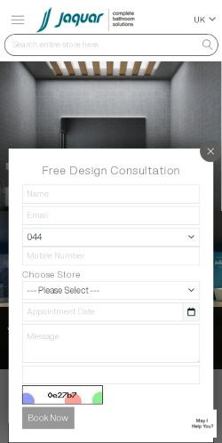 Mobile page screenshot