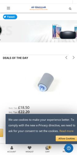 Mobile page screenshot