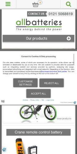 Mobile page screenshot