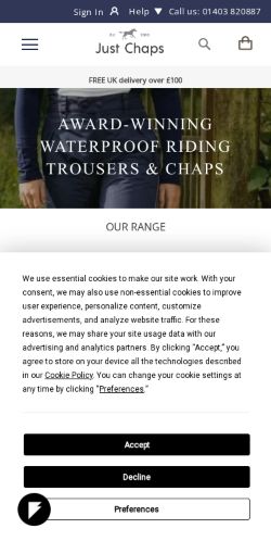 Mobile page screenshot