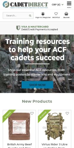 Mobile page screenshot