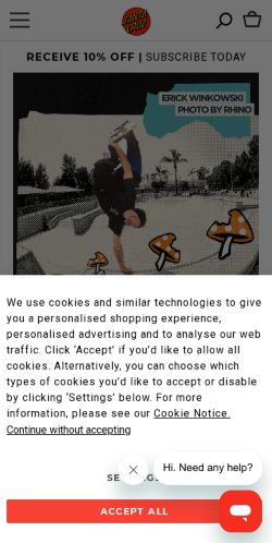 Mobile page screenshot