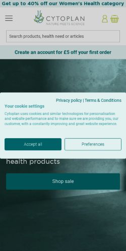 Mobile page screenshot