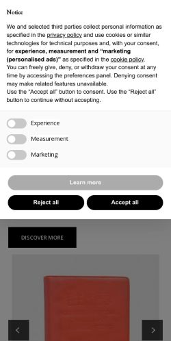 Mobile page screenshot