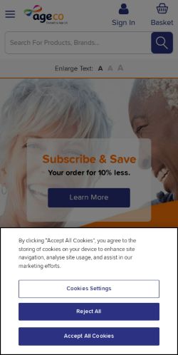 Mobile page screenshot