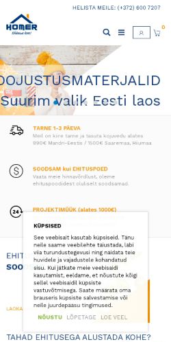 Mobile page screenshot
