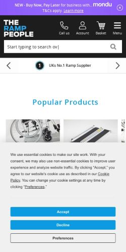 Mobile page screenshot