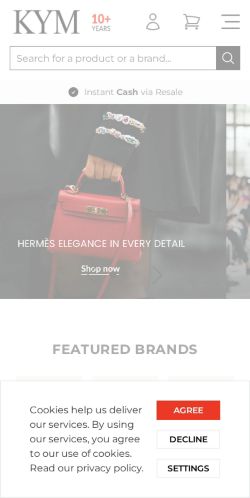 Mobile page screenshot