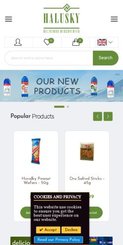 Mobile page screenshot