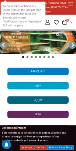 Mobile page screenshot