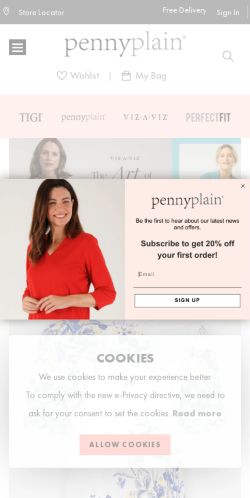 Mobile page screenshot