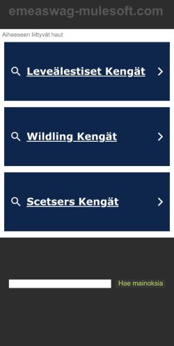 Mobile page screenshot