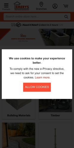 Mobile page screenshot