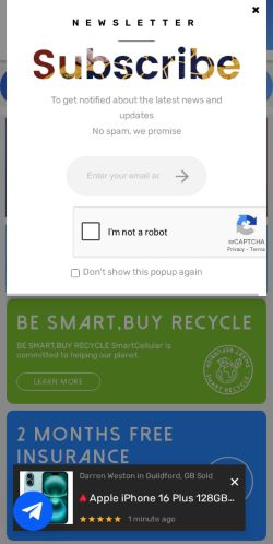 Mobile page screenshot