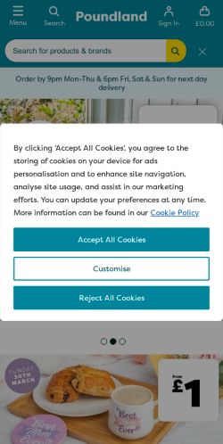 Mobile page screenshot