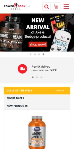 Mobile page screenshot
