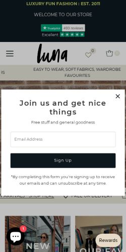 Mobile page screenshot