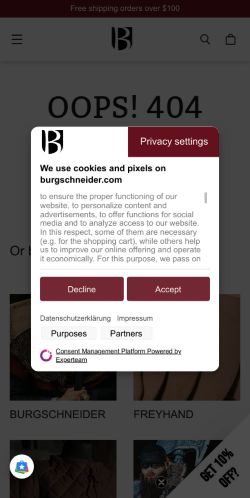 Mobile page screenshot