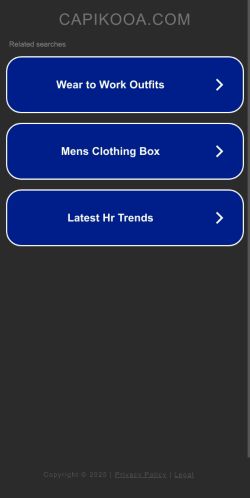 Mobile page screenshot