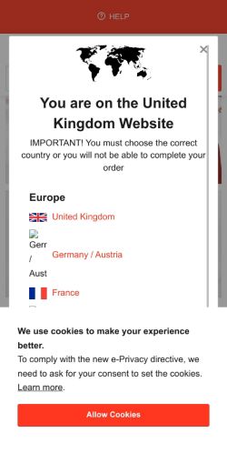 Mobile page screenshot