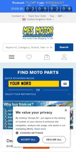 Mobile page screenshot