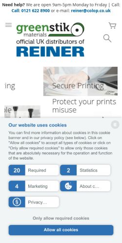 Mobile page screenshot