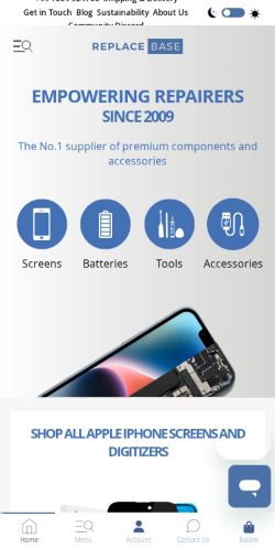 Mobile page screenshot