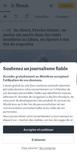Mobile page screenshot