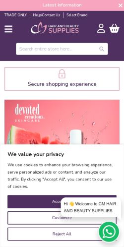 Mobile page screenshot