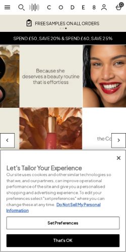 Mobile page screenshot