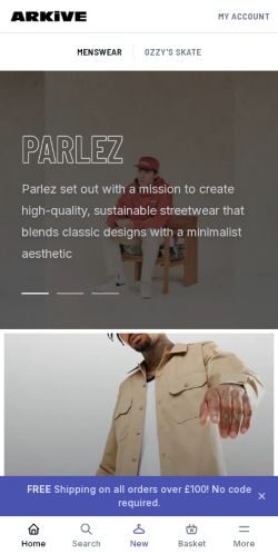 Mobile page screenshot