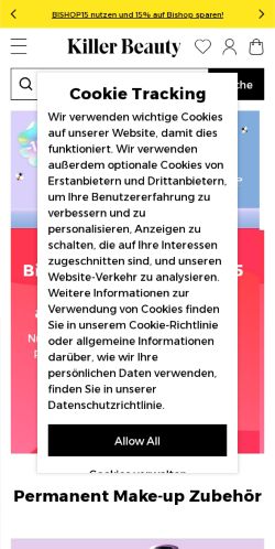 Mobile page screenshot