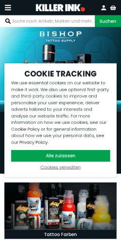 Mobile page screenshot