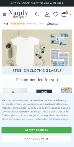 Mobile page screenshot