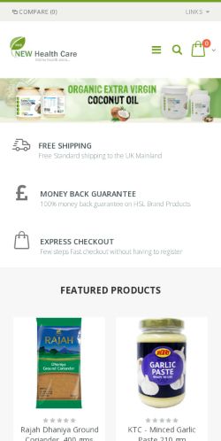 Mobile page screenshot