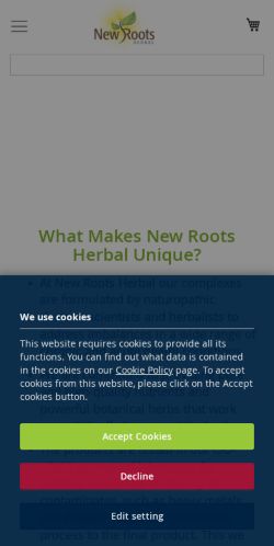 Mobile page screenshot
