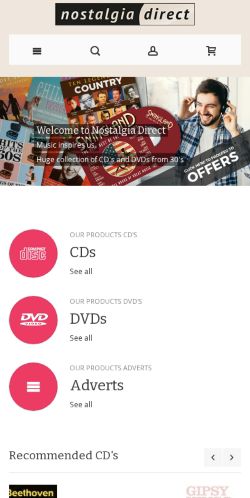 Mobile page screenshot