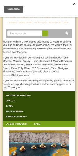 Mobile page screenshot