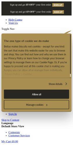 Mobile page screenshot