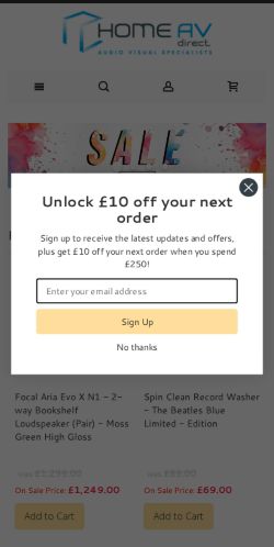 Mobile page screenshot