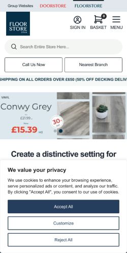 Mobile page screenshot